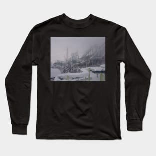 Rollercoaster in a Snowstorm Long Sleeve T-Shirt